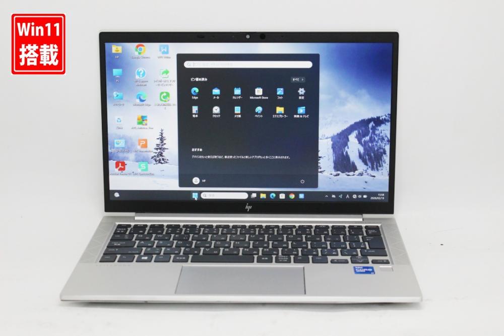 中古 フルHD 13.3型 HP EliteBook 830G8 Windows11 第11世代 i7-1185G7 32GB NVMe 512GB-SSD カメラ 無線Wi-Fi6 Office付き 中古パソコン 管:1541k