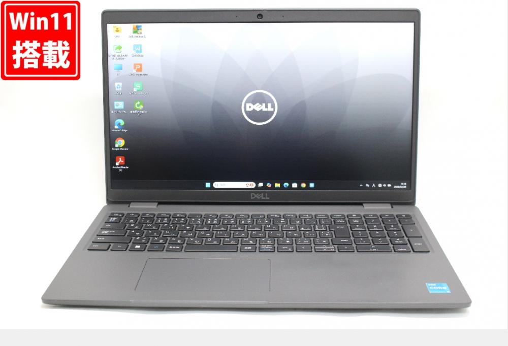 良品 フルHD 15.6型 DELL Latitude 3540 Windows11 第12世代 i3-1215u 8GB NVMe 256GB-SSD カメラ 無線Wi-Fi6 Office付き 中古パソコン 管:1148w