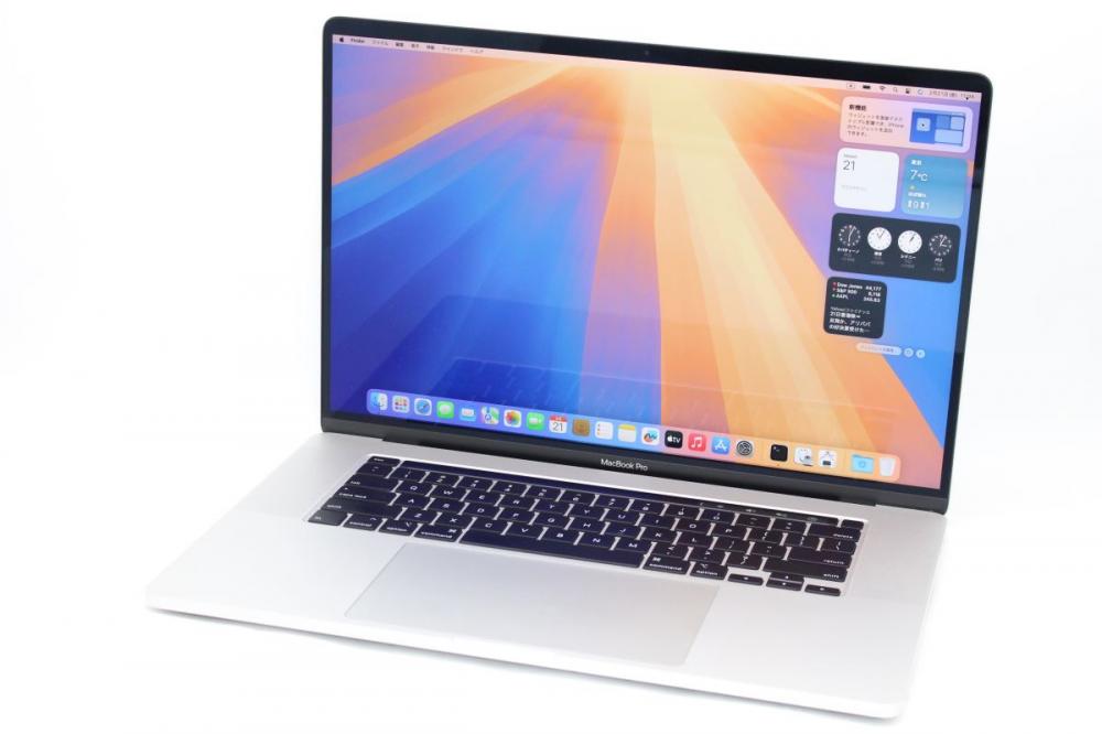 ゲーミングPC  中古美品 3K対応 16型 Apple MacBook Pro A2141 (TouchBar 2019 ) macOS 15 Sequoia(正規Win11追加可) 8コア  i9-9880H 64GB NVMe 2TB-SSD Radeon Pro 5500M 管:1055h