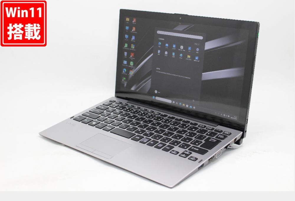 中古 フルHD タッチ 12.5型 SONY VAIO VJPA11C11N Windows11 第8世代 i5-8200y 8GB 256GB-SSD カメラ LTE 無線 Office付き 中古パソコン 管:0934r