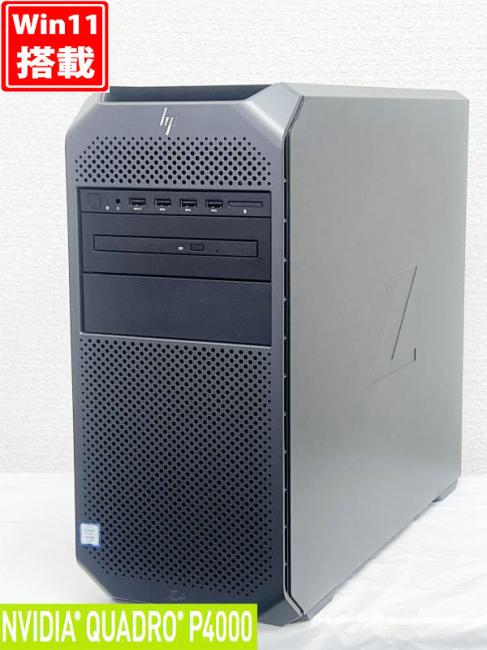 ゲーミングPC  中古美品 HP Z4 Tower G4 Workstation Windows11 Xeon W-2133 16GB NVMe 512GB-SSD + 4000(2T×2)GB-HDD NVIDIA Quadro P4000 Office付 中古パソコン 管:1051h