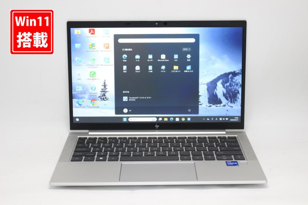 中古良品 フルHD 13.3型 HP EliteBook 830G8 Windows11 第11世代 i7-1185G7 32GB NVMe 512GB-SSD カメラ 無線Wi-Fi6 Office付き 中古パソコン 管:1753k