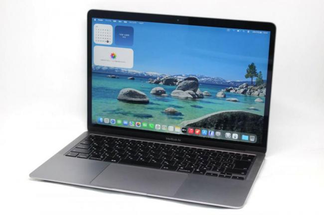 中古 2K対応 13.3型 Apple MacBook Air A2337 (2020年式) グレー macOS 26 Tahoe 8コア 卓越性能Apple-M1 8GB NVMe 256GB-SSD カメラ 無線Wi-Fi6 中古パソコン 管:1507h