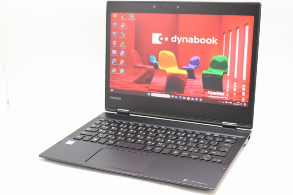 レインボー家電 / 美品 フルHD タッチ 12.5型 TOSHIBA dynabook VC72/DS Windows11 八世代 i5-8250u  8GB NVMe 256GB-SSD カメラ LTE 無線 Office付 中古パソコン