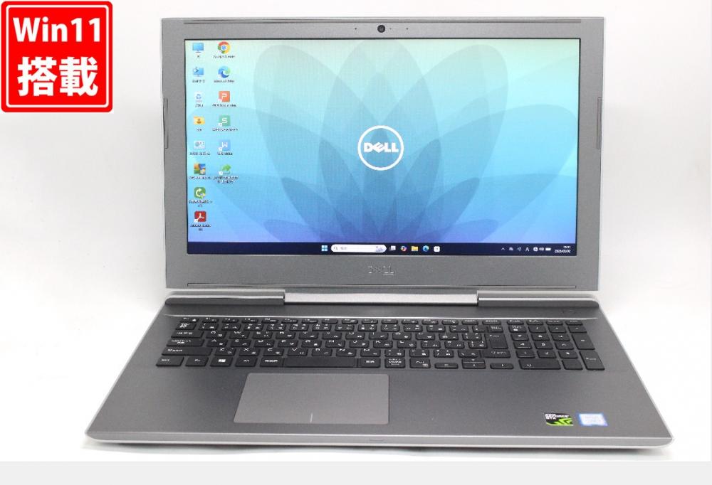 ゲーミングPC 良品 フルHD 15.6型 DELL Vostro 15 7580 Windows11 第8世代 i7-8750H 16GB NVMe 128GB-SSD + 1TB-HDD GeForce GTX 1060 with the Max-Q design カメラ 無線 Office付き