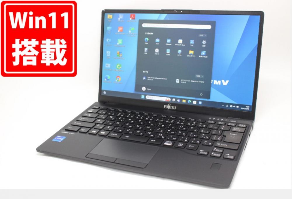 中古 フルHD 13.3型 Fujitsu LIFEBOOK U9311F Windows11 第11世代 i7-1185G7 16GB NVMe 256GB-SSD カメラ 無線Wi-Fi6 Office付き 中古パソコン 管:1758m
