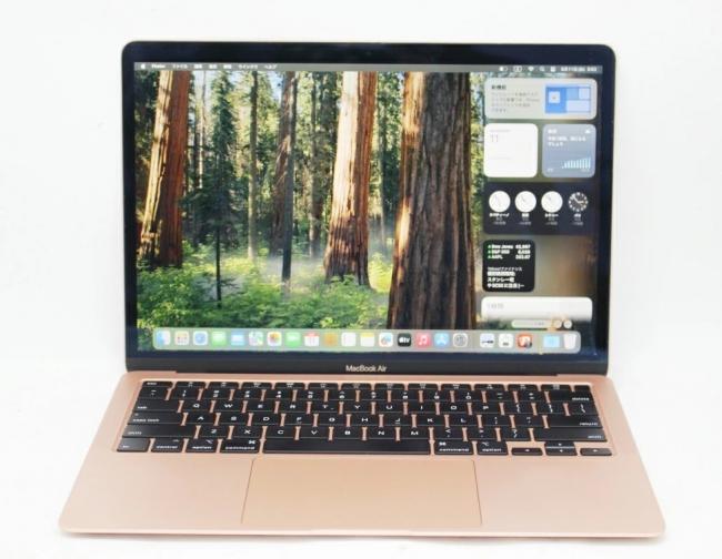 良品 2K対応 13.3型 Apple MacBook Air a2179 macOS 15 Sequoia(正規Win11追加可) 第10世代 i3-1000ng4 8GB NVMe 256GB-SSD カメラ 無線 中古パソコン 管:1056k