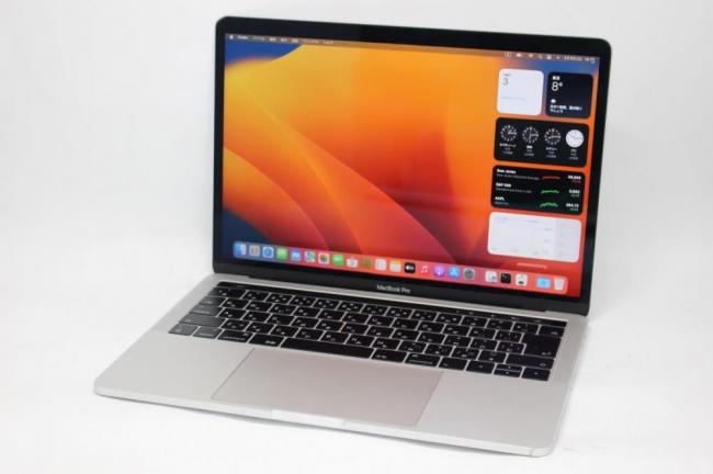 訳有 2K対応 13.3型 Apple MacBook Pro A1706 Mid-2017 TouchBar macOS 13 Ventura(正規Win11追加可) 七世代 i7-7567u 16GB NVMe 512GB-SSD カメラ 無線 中古パソコン 管:1822h
