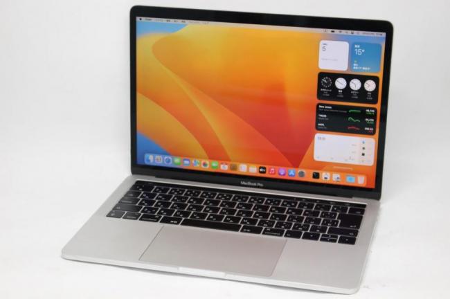 訳有 2K対応 13.3型 Apple MacBook Pro A1706 Mid-2017 TouchBar macOS 13 Ventura(正規Win11追加可) 七世代 i7-7567u 16GB NVMe 512GB-SSD カメラ 無線 中古パソコン 管:1558h