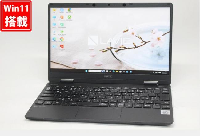 良品 フルHD 12.5型 NEC LAVIE PC-GN10S7RGH Windows11 第10世代 i5-10210Y 8GB NVMe 256GB-SSD カメラ 無線 Office付き 中古パソコン 管:1099w