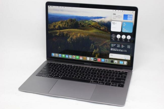 訳有 2K対応 13.3型 Apple MacBook Air A1932 (2018年) グレー macOS 14 sonoma(正規Win11追加可) 第8世代 i5-8210Y 8GB NVMe 1TB-SSD カメラ 無線 中古パソコン 管:1545h