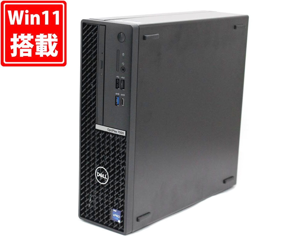 ゲーミングPC 中古美品 DELL OptiPlex 7000 SFF Windows11 12コア 第12世代 i7-12700 16GB NVMe 512GB-SSD Radeon RX 550 Office付き 中古パソコン 管:1826h