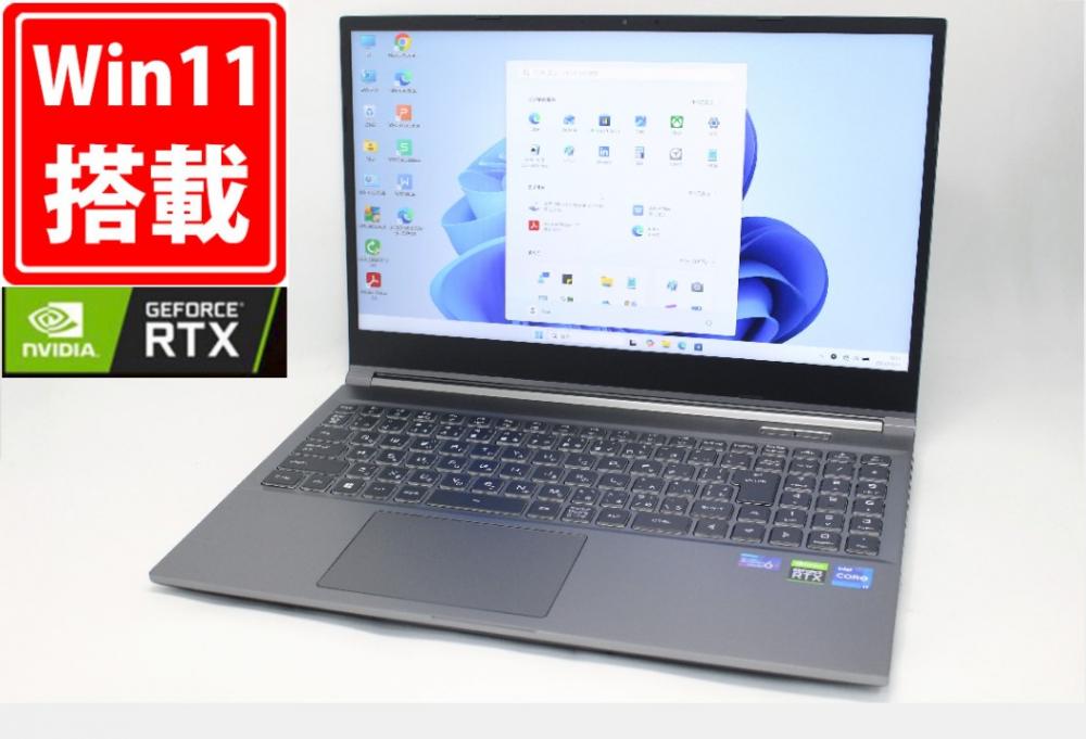 ゲーミングPC 使用54時間 美品 フルHD 15.6型 ドスパラ ThirdWave raytrek R5-AA6 Windows11 14コア 第12世代 i7-12700H 32GB NVMe 1TB-SSD NVIDIA GeForce RTX 3060 Laptop GPU カメラ 無線W