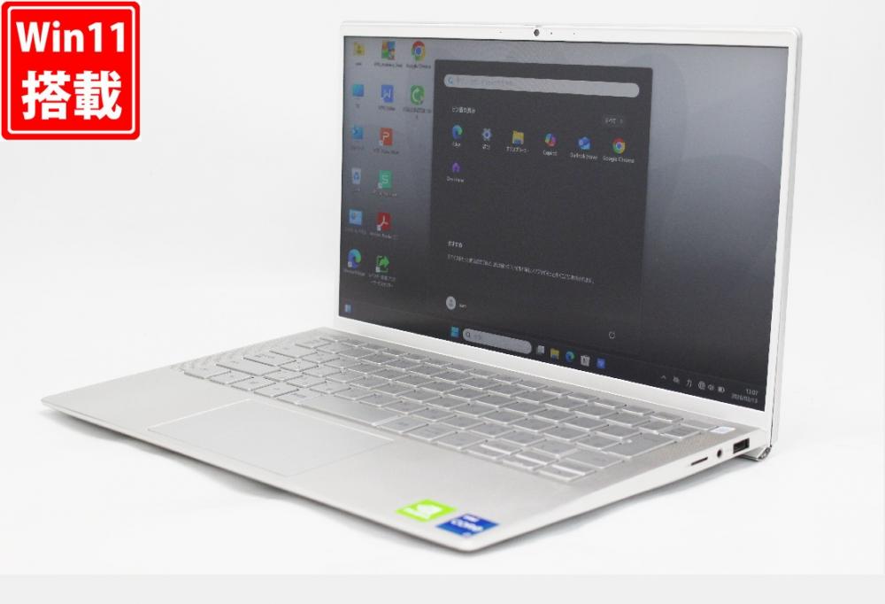 中古 フルHD 13.3型 DELL Inspiron 7300 Windows11 第11世代 i7-1165G7 16GB NVMe 1TB-SSD NVIDIA GeForce MX350 カメラ 無線Wi-Fi6 Office付き 中古パソコン 管:0961r