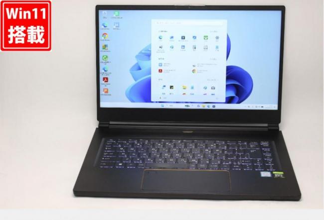 ゲーミングPC NVMe 新品512GB-SSD 良品 フルHD 15.6型 ELSA VELUGA 3000 Windows11 第9世代 i7-9750H 32GB NVIDIA Quadro RTX 3000 カメラ 無線 Office付き 中古パソコン 管:1800v