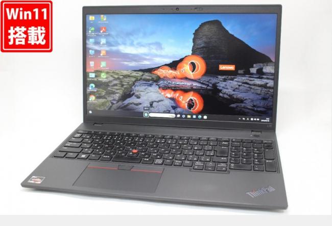 良品 フルHD 15.6型 Lenovo ThinkPad L15 Gen3 Windows11 AMD Ryzen5 Pro 5675U 16GB NVMe 256GB-SSD カメラ 無線Wi-Fi6 Office付き 中古パソコン 管:0955w