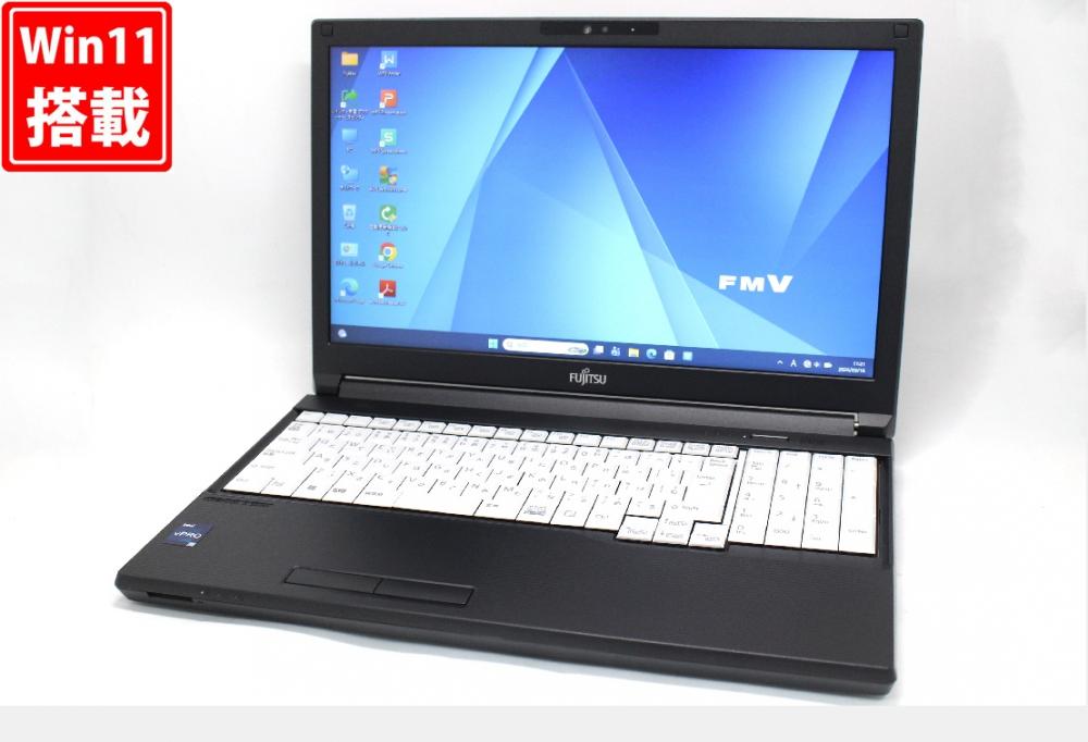 良品 15.6型 Fujitsu LIFEBOOK A7512K Windows11 12コア 第12世代 i5-1250P 8GB NVMe 256GB-SSD カメラ 無線Wi-Fi6 Office付き 中古パソコン 管:1143w