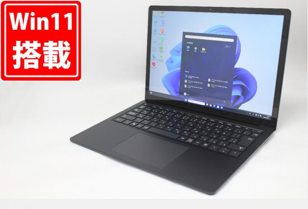 充放電回数19回 美品 2K液晶 タッチ 13.5型 Microsoft Surface Laptop 4 Windows11 第11世代 i7-1185G7 16GB NVMe 256GB-SSD カメラ 無線Wi-Fi6 Office付き 中古パソコン 管:1639m