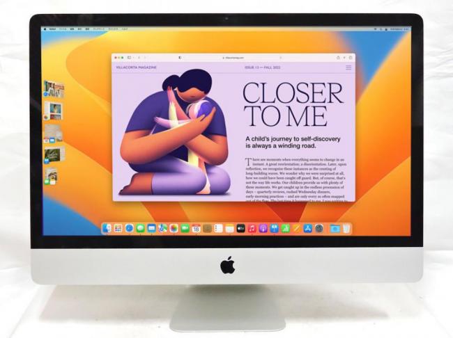 ゲーミングPC  中古 5K対応 27型液晶一体型 Apple iMac A1419 Late 2015 macOS Monterey(正規Win11追加可) 六世代 i5-6500 16GB 1024GB Radeon R9 M390 カメラ 無線 中古パソコン