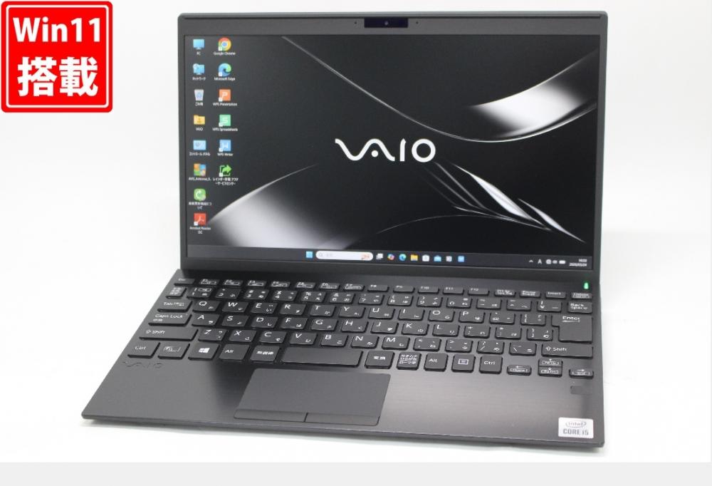 中古 フルHD 12.5型 VAIO VJPJ13C12N Windows11 第10世代 i5-1035G1 8GB NVMe 256GB-SSD カメラ LTE 無線Wi-Fi6 Office付き 中古パソコン 管:1077w
