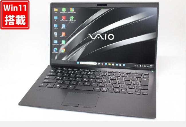 中古 フルHD 14型 VAIO VJPK13C11N Windows11 第10世代 i5-1035G1 8GB NVMe 256GB-SSD カメラ 無線Wi-Fi6 Office付き 中古パソコン 管:0968w