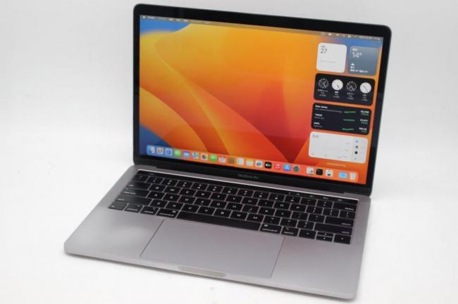 中古 2K対応 13.3型 Apple MacBook Pro A2159 2019(Touch Bar)グレー macOS Ventura(正規Win11追加可) 八世代 i7-8557U 16GB NVMe 256GB-SSD カメラ 無線 中古パソコン
