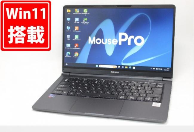 使用105時間 良品 フルHD 14型 マウスコンピューター Mouse X4-i5CMLBB Windows11 第10世代 i5-10210U 8GB NVMe 256GB-SSD カメラ 無線Wi-Fi6 Office付き 中古パソコン 管:1509m