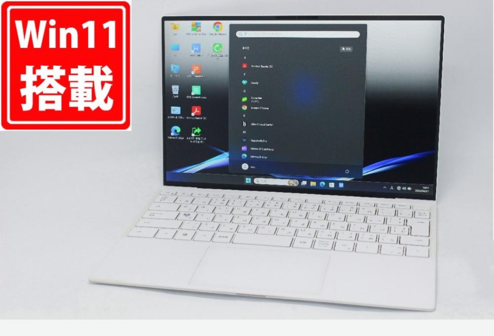 NVMe 新品256GB-SSD 中古 フルHD対応WUXGA 13.3型 DELL XPS 13 9300 Windows11 第10世代 i7-1065G7 16GB カメラ 無線Wi-Fi6 Office付き 中古パソコン 管:1021m