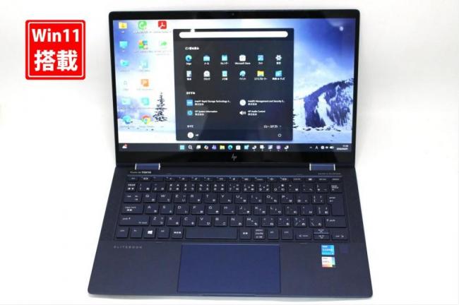 良品 フルHD タッチ 13.3型 HP EliteBook Dragonfly G2 Windows11 第11世代 i5-1135G7 8GB NVMe 256GB-SSD カメラ 無線Wi-Fi6 Office付き 中古パソコン 管:1105s