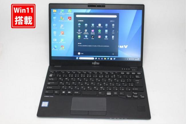 中古 フルHD 13.3型 Fujitsu LIFEBOOK U939C Windows11 第8世代 i7-8665u 16GB 256GB-SSD カメラ 無線 Office付き 中古パソコン 管:1833s
