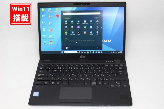 良品 フルHD 13.3型 Fujitsu LIFEBOOK U939C Windows11 第8世代 i7-8665u 16GB 256GB-SSD カメラ 無線 Office付き 中古パソコン 管:1358s