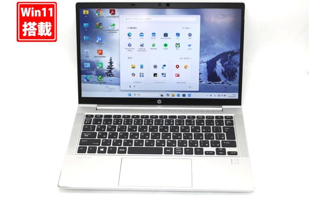 中古良品 フルHD 13.3型 HP PROBOOK Aero 635 G7 Windows11 AMD Ryzen 5-4500u 32GB NVMe 256GB-SSD カメラ 無線Wi-Fi6 Office付き 中古パソコン 管:1743s