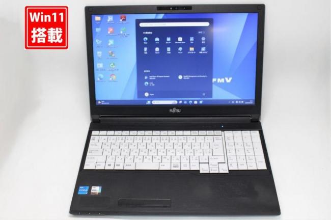 良品 15.6型 Fujitsu LIFEBOOK A5511H Windows11 第11世代 i5-1145G7 8GB NVMe 512GB-SSD カメラ 無線Wi-Fi6 Office付き 中古パソコン 管:1056s