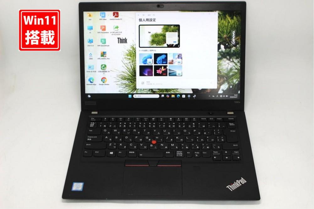 中古 フルHD タッチ 14型 Lenovo ThinkPad T490S Windows11 第8世代 i7-8665u 16GB NVMe 512GB-SSD カメラ 無線 Office付き 中古パソコン 管:1740s