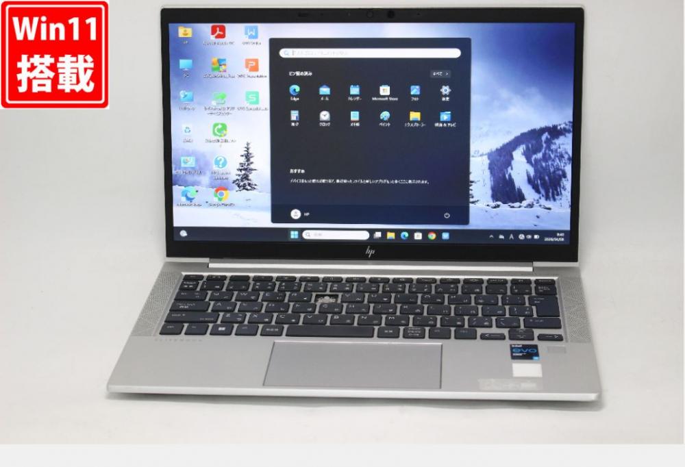 中古 フルHD 13.3型 HP EliteBook 830 G8 Windows11 第11世代 i5-1135G7 16GB NVMe 256GB-SSD カメラ 無線Wi-Fi6 Office付き 中古パソコン 管:0930v