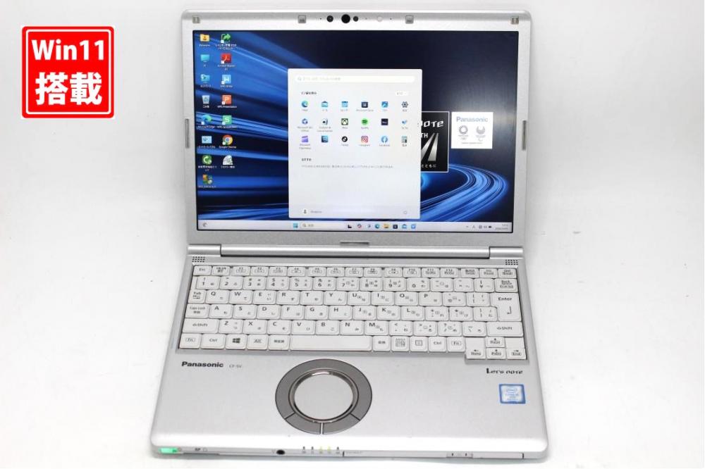 中古 フルHD対応WUXGA 12.1型 Panasonic Let's Note CF-SV8RDAVS Windows11 第8世代 i5-8365u 8GB 256GB-SSD カメラ 無線 Office付き 中古パソコン 管:1008s