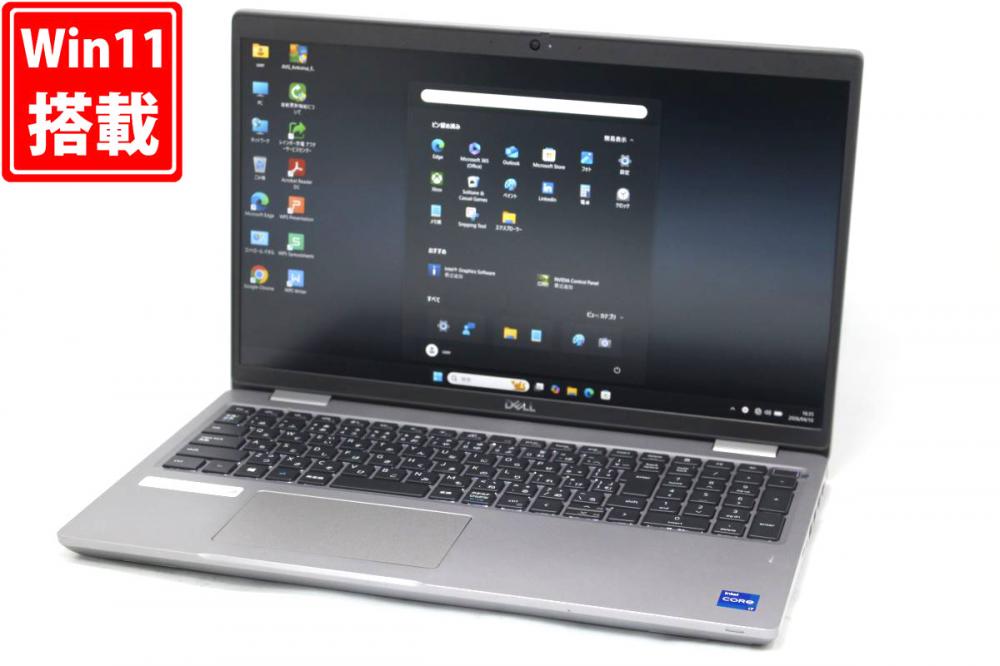 中古 フルHD 15.6型 DELL Precision 3561 Windows11 8コア 第11世代 i7-11850H 16GB NVMe 256GB-SSD NVIDIA Quadro T600 Laptop カメラ 無線 Office付き 中古パソコン 管:1655h