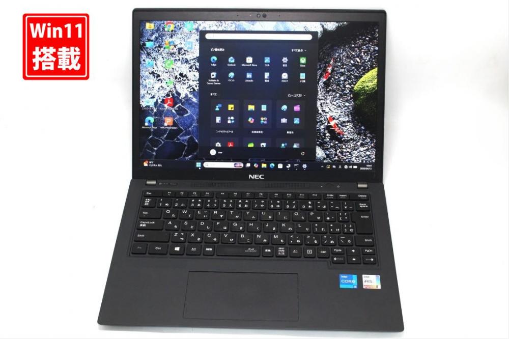 中古 フルHD対応WUXGA 13.3型 NEC PC-GN244H8LR Windows11 第11世代 i5-1135G7 8GB NVMe 256GB-SSD カメラ 無線Wi-Fi6 Office付き 中古パソコン 管:1022s