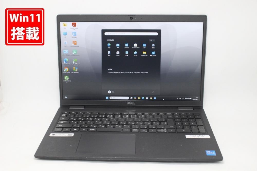 中古 フルHD 15.6型 DELL Latitude 3520 Windows11 第11世代 i5-1145G7 8GB NVMe 256GB-SSD カメラ 無線Wi-Fi6 Office付き 中古パソコン 管:0959k