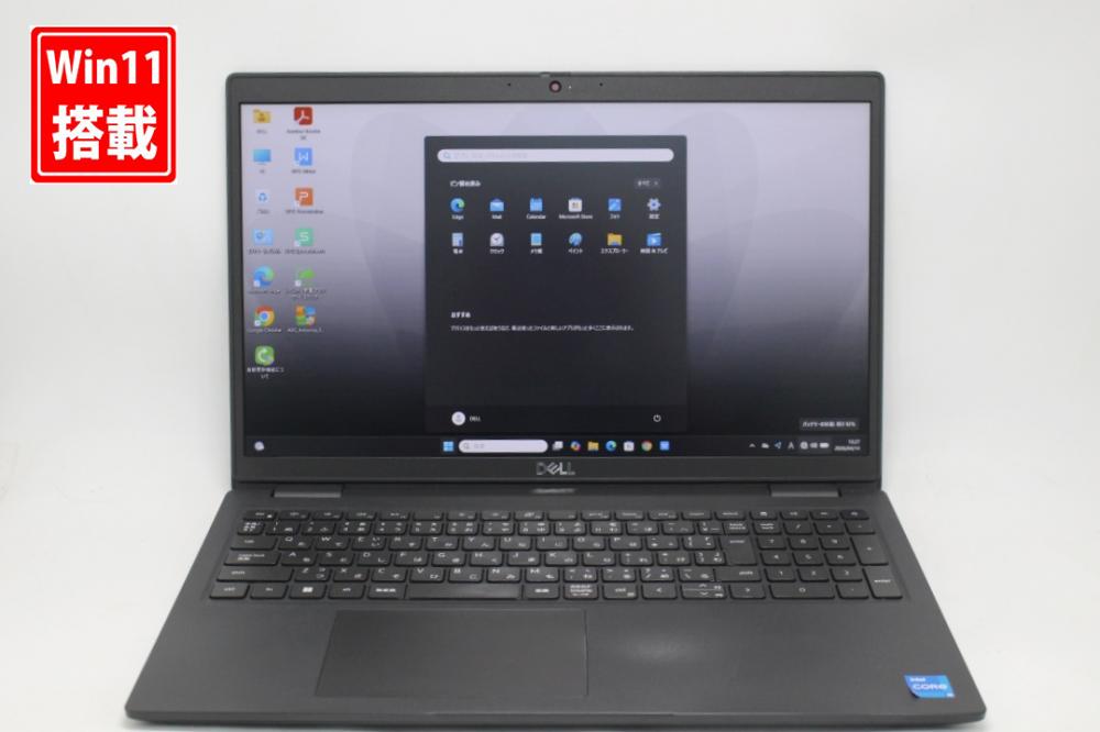 中古 フルHD 15.6型 DELL Latitude 3520 Windows11 第11世代 i5-1145G7 16GB NVMe 256GB-SSD カメラ 無線Wi-Fi6 Office付き 中古パソコン 管:1709k
