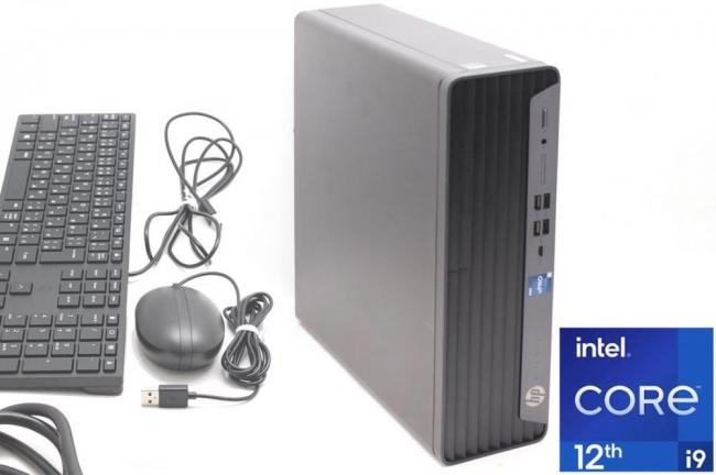 中古美品 HP Elite SFF 800 G9 Desktop PC Windows11 16コア 12世代 i9-12900 32GB NVMe 512GB-SSD + 4TB-HDD Office付 中古パソコン 管:1821f