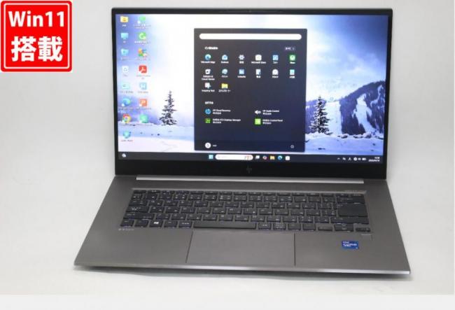 ゲーミングPC 中古 フルHD 15.6型 HP ZBook Studio G8 Windows11 8コア 第11世代 i7-11850H 32GB NVMe 512GB-SSD NVIDIA RTX A3000 カメラ 無線Wi-Fi6 Office付き 中古パソコン 管:1703v