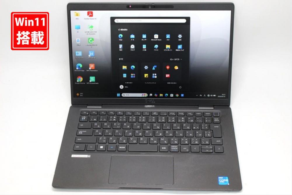 中古 フルHD タッチ 13.3型 DELL Latitude 7320 Windows11 第11世代 i5-1145G7 16GB NVMe 256GB-SSD カメラ 無線Wi-Fi6 Office付き 中古パソコン 管:1745s