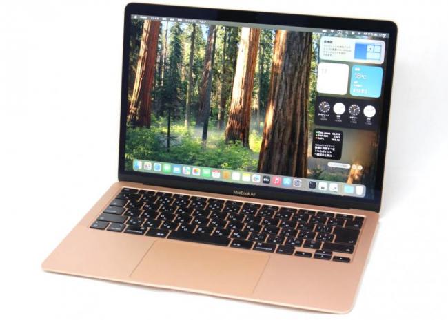 中古美品 2K液晶 13.3型 Apple MacBoko Air A2179 (2020年) ゴールド macOS 15 Sequoia(正規Win11追加可) 第10世代 i7-1060NG7 16GB NVMe 1TB-SSD カメラ 無線 中古パソコン 管:1726h