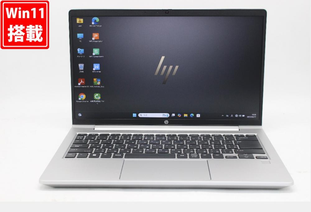 中古美品 フルHD 14型 HP PROBOOK 455G10 Windows11 AMD Ryzen 5-7530U 16GB NVMe 512GB-SSD カメラ 無線Wi-Fi6 Office付 中古パソコン 管:0949w