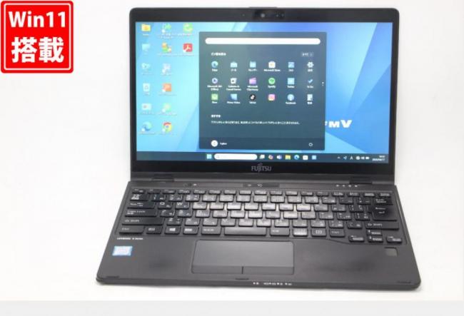 使用397時間 中古 フルHD タッチ 13.3型 Fujitsu LIFEBOOK U939XC Windows11 第8世代 i5-8365U 8GB 256GB-SSD カメラ 無線 Office付き 中古パソコン 管:0916v