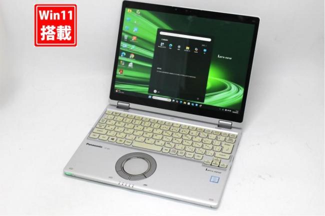 中古 2.8K液晶 12型 Panasonic Let's Note CF-QV8TFAVS Windows11 第8世代 i5-8365u 8GB 256GB-SSD カメラ LTE 無線 Office付き 中古パソコン 管:1115s