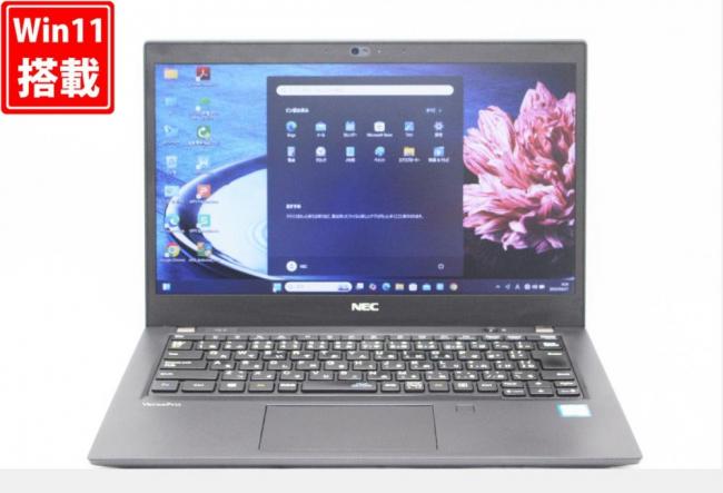 良品 13.3型 NEC VKM16B-6 VKM16BZG6 Windows11 八世代 i5-8365U 8GB NVMe 256GB-SSD カメラ 無線 Office付  管:1158k