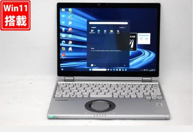 50時間 超美品 2.8K対応 タッチ 12型 Panasonic Let's Note CF-QV9RDAVS Windows11 第10世代 i5-10310U 8GB NVMe 256GB-SSD カメラ 無線Wi-Fi6 Office付 中古パソコン 管:1308v