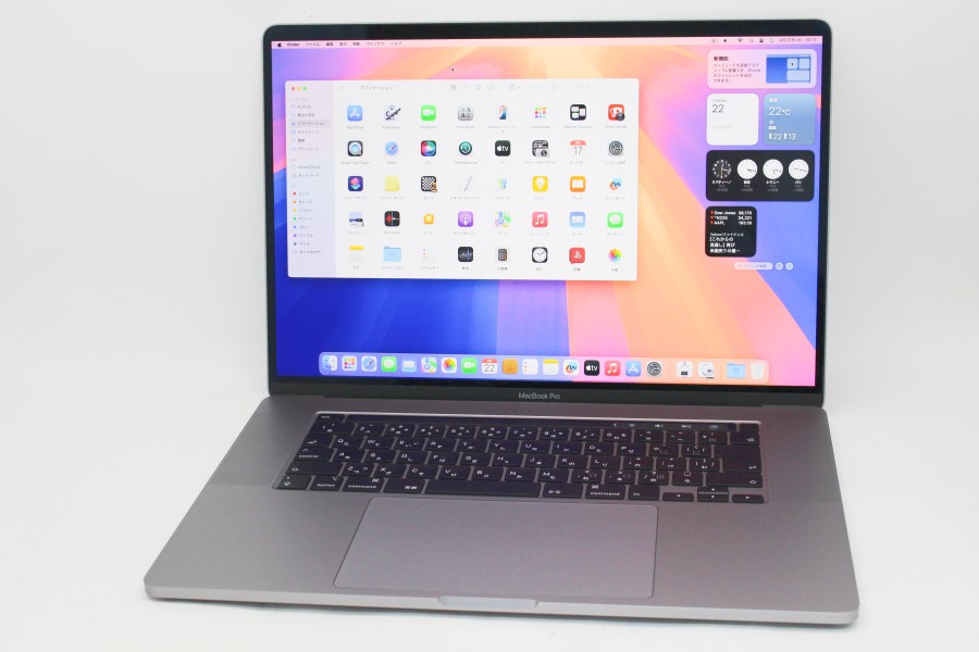 ゲーミングPC  充放電回数42回  中古美品 3K対応 16型 Apple MacBook Pro A2141 macOS 15 Sequoia(正規Win11追加可) 8コア 九世代 i9-9880H 32GB NVMe 1TB-SSD Radeon Pro 5500M カメラ 無線 中古パソコ
